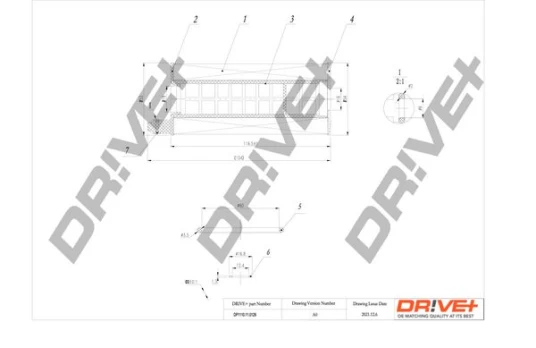 Alyvos filtras Dr!ve+ DP1110.11.0129