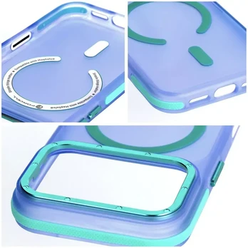Dėklas Case for iPhone 11 Forcell F-Protect Vivid Premium compatible with MagSafe mėlynas