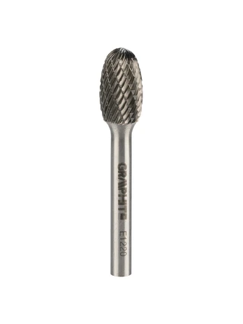 Graphite HM metalo pjaustytuvas, E tipas (ovalus), 12 x 20 mm, kotas 6 x 45 mm