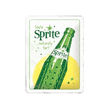Metalinė plokštė Nostalgic Art Sprite Bottle, 15x20 cm