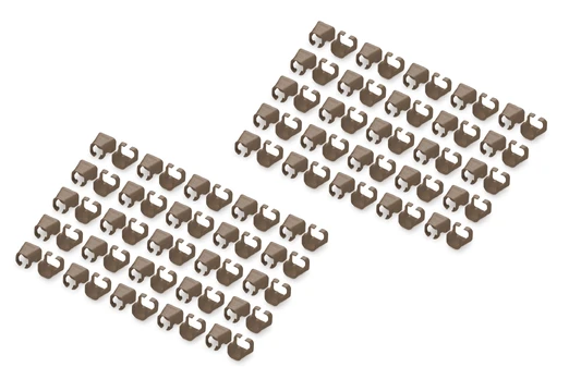 DIGITUS Color clips for Patch cable, Brown | Digitus