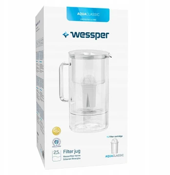 Wessper DZBANEK D2 borosilikatas WES202-NB