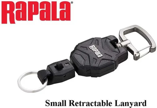 Rapala Retractable mažas lanjardas juodas