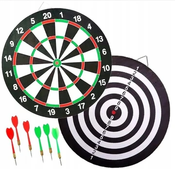 Dart lenta žaidimas smiginis abipusė medinė 30 cm