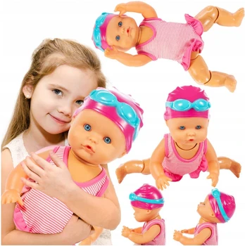Plaukiojanti lėlė MalPlay, 33 cm