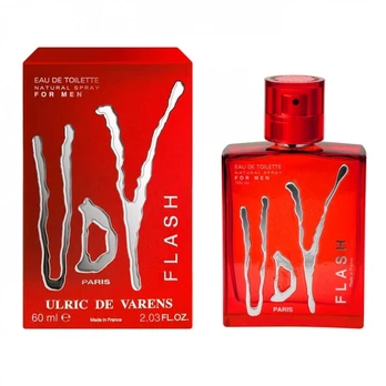 ULRIC DE VARENS tualetinis vanduo vyrams „Flash“, 60 ml