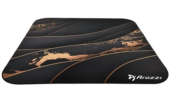 Arozzi Zona Square Floor Pad | Black/Gold