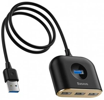 Kabelis Baseus USB Type C 1 x USB 3.0 + 3 x USB 2.0 100cm CAHUB-AY01