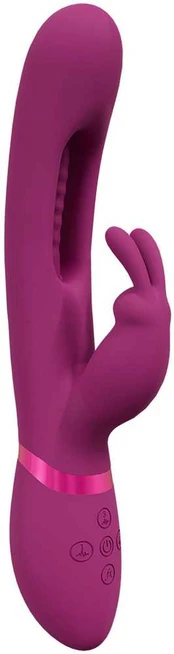 Vive Mika - Triple Rabbit with G-Spot Flapping - Rožinė