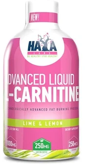 Haya Labs Advanced Liquid L-Carnitine (karnitinas) 500 ml. (Lemon & Lime skonis)