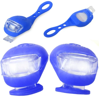 Dviračio žibintų rinkinys su 2 LED lemputėmis
