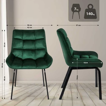 Mville Kėdė Saranda velvet