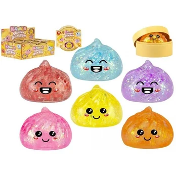 Žaislinė figūrėlė Squishy dumpling glitter