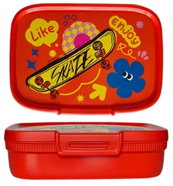 Curver Food storage container rectangular 1.3L Snap Box red/fun-tilities