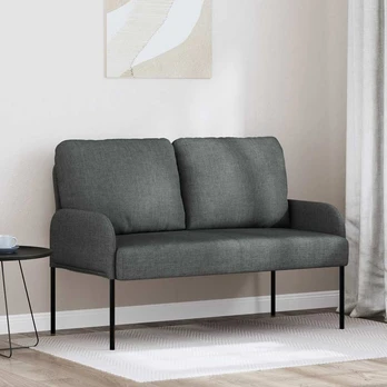 Sofa Sofos su pagalve 110cm Tamsiai pilka fanera