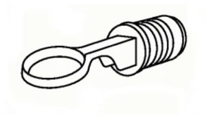Plug roller 1 1/4", MTD