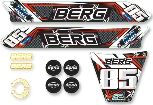 Berg Buzzy 2-in-1 - Sticker set Nitro