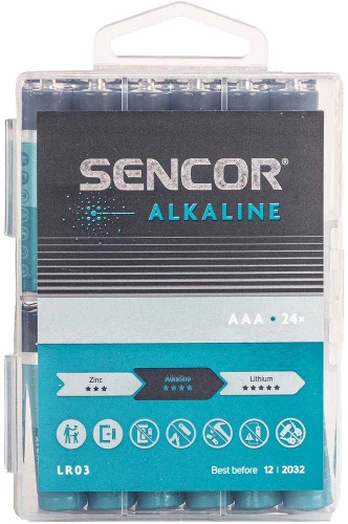 SBA LR03 24 BOX AAA Alk SENCOR