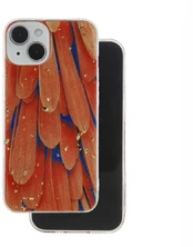 Dėklas TelForceone Gold Glam case for Samsung Galaxy A14 4G / A14 5G Oranžinis kaina