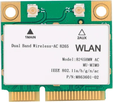Pci-e Wifi 5g/2.4g tinklo plokštė su Bluetooth 4.2