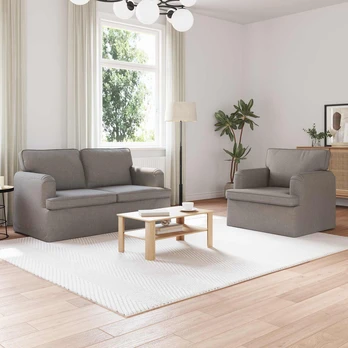 Sofa 2 pcs Taupe 144 x 80 x 85 cm audinys