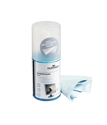 Valymo skystis DURABLE Sreenclean, 200 ml, su šluoste