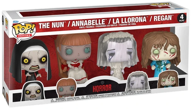 Funko POP pack 4 figures Warner Bros Horror
