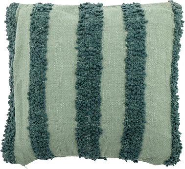 Bloomingville - Cory Cushion - Green - Cotton OEKO-TEX®