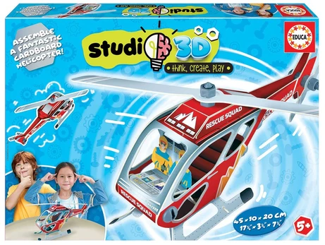 3D dėlionė Educa Rescue Helicopter 19187, 45 cm x 20 cm