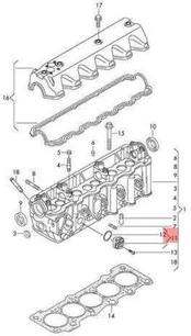 VAG Originali uždanga VW Crafter 2E 2EA 2EB 2ED 2EE 2EH 2EK 2EX 2F 2FC 2FF 076121121B