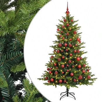 Dirbtinė kalėdinė eglutė su rutuliuku 210 cm 300 LED
