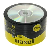 CD-R diskai MAXELL, 700MB, 52X, 80 min., 50 vnt. kaina