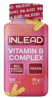 Vitaminas B kompleksas INLEAD 120 veganiškų kapsulių
