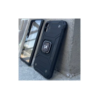 Dėklas Wozinsky Ring Armor iPhone 13 Pro Sidabrinis