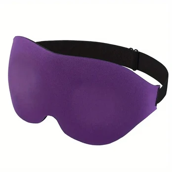 3D Violetinė Miego Kaukė Unisex, Universalus