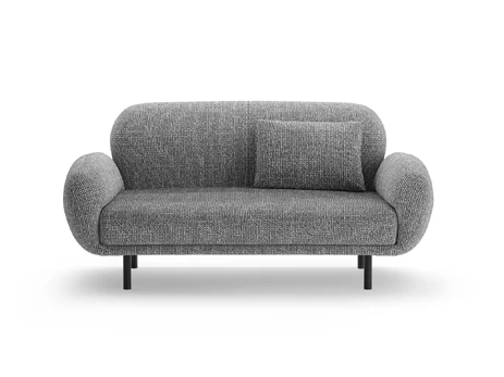 Sofa, "Poppy", 2 Seats, 148x72x82, Dark Grey