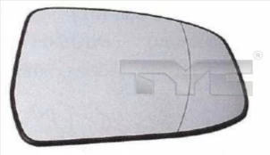 Veidrodėlio stiklas, išorinis veidrodėlis TYC 310-0118-1 kaina