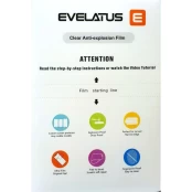 Evelatus Hydrogel plėvelė pjaustytuvui Universal Transparent kaina