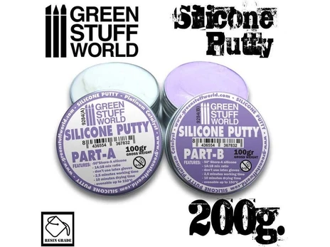 Green Stuff World Žalias stuff world - Violet Silicone Putty (Silikonas formoms), 9284