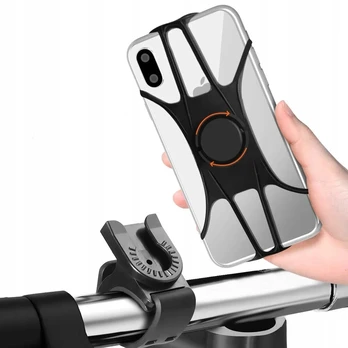 Dviračio telefono laikiklis pasukamas motociklas 360