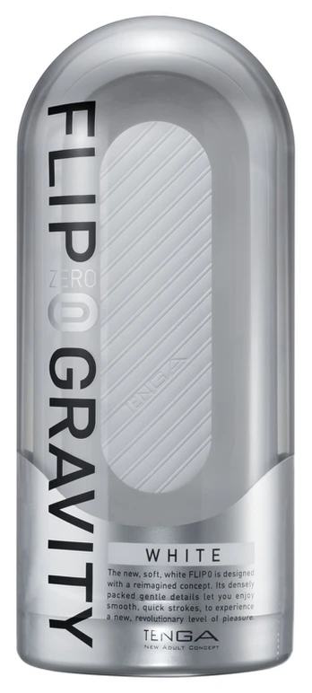 Tenga - Flip Zero (0) Gravity White diskretiškas masturbatorius