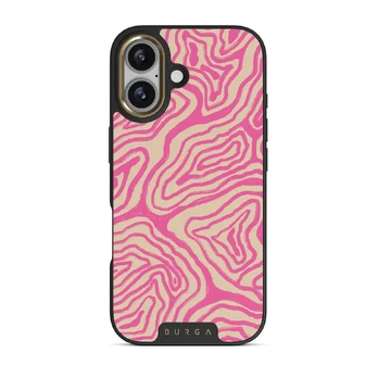 Pink Shores - iPhone 17 Case, Elite Dark (MagSafe) / Gold
