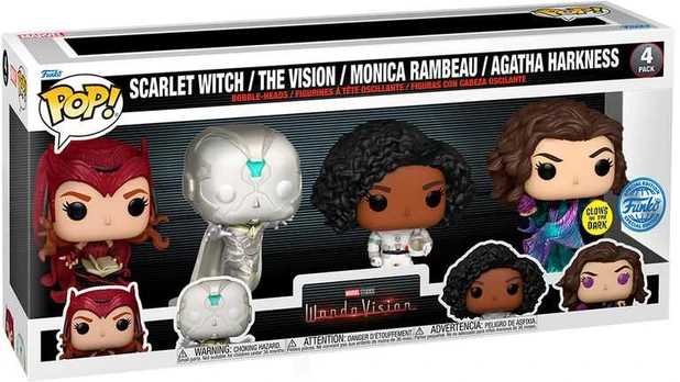 Funko POP pack 4 figures POP Marvel WandaVision Exclusive
