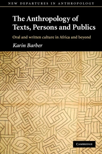 Anthropology of Texts, Persons and Publics