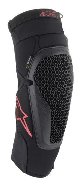 Kelių apsauga ALPINESTARS MX BIONIC FLEX juoda/raudona