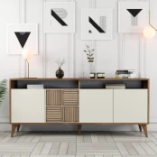 Konsolė Milan-Walnut, Cream Graikinis riešutas Kremas kaina
