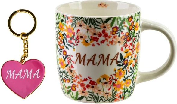 Mondex Since 1986 MAMA Puodelis su brelokiem 350ml 8,5x12x9cm