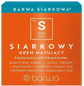 Barwa Siarkowy krem matujący 50ml