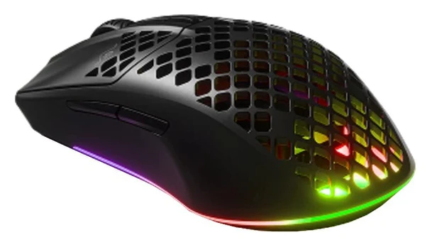 SteelSeries Aerox 3 Wireless - 18000 CPI optical gaming mouse - (Onyx)