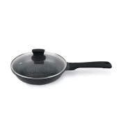 Granito keptuvė su dangčiu 28cm Maestro MR-1225-28 kaina